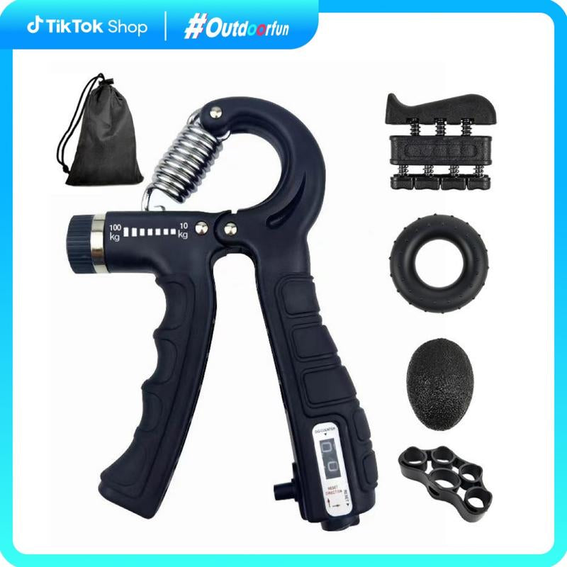 Grip Strengthener 5 Pack Kit - Adjustable Resistance Hand Grips, Forearm Strengthener, Hand Grips, Strengthener Kit