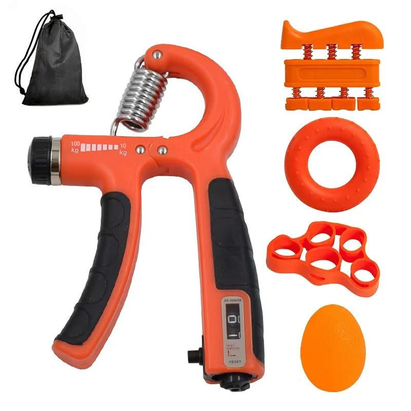 Grip Strengthener 5 Pack Kit - Adjustable Resistance Hand Grips, Forearm Strengthener, Hand Grips, Strengthener Kit